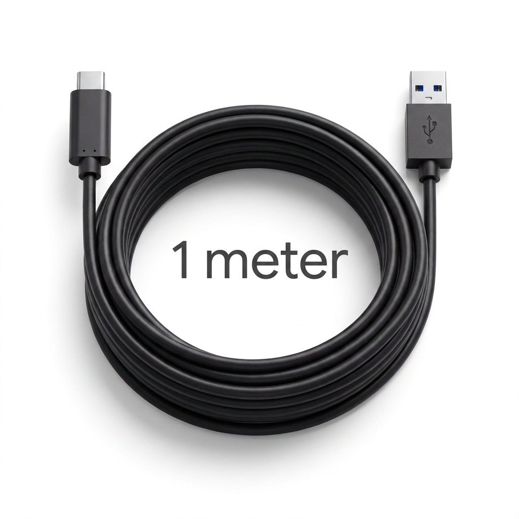 Extra Lange USB-C Kabel — 1m Bewegingsvrijheid