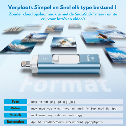 SnapStick™ Mobiele Opslag