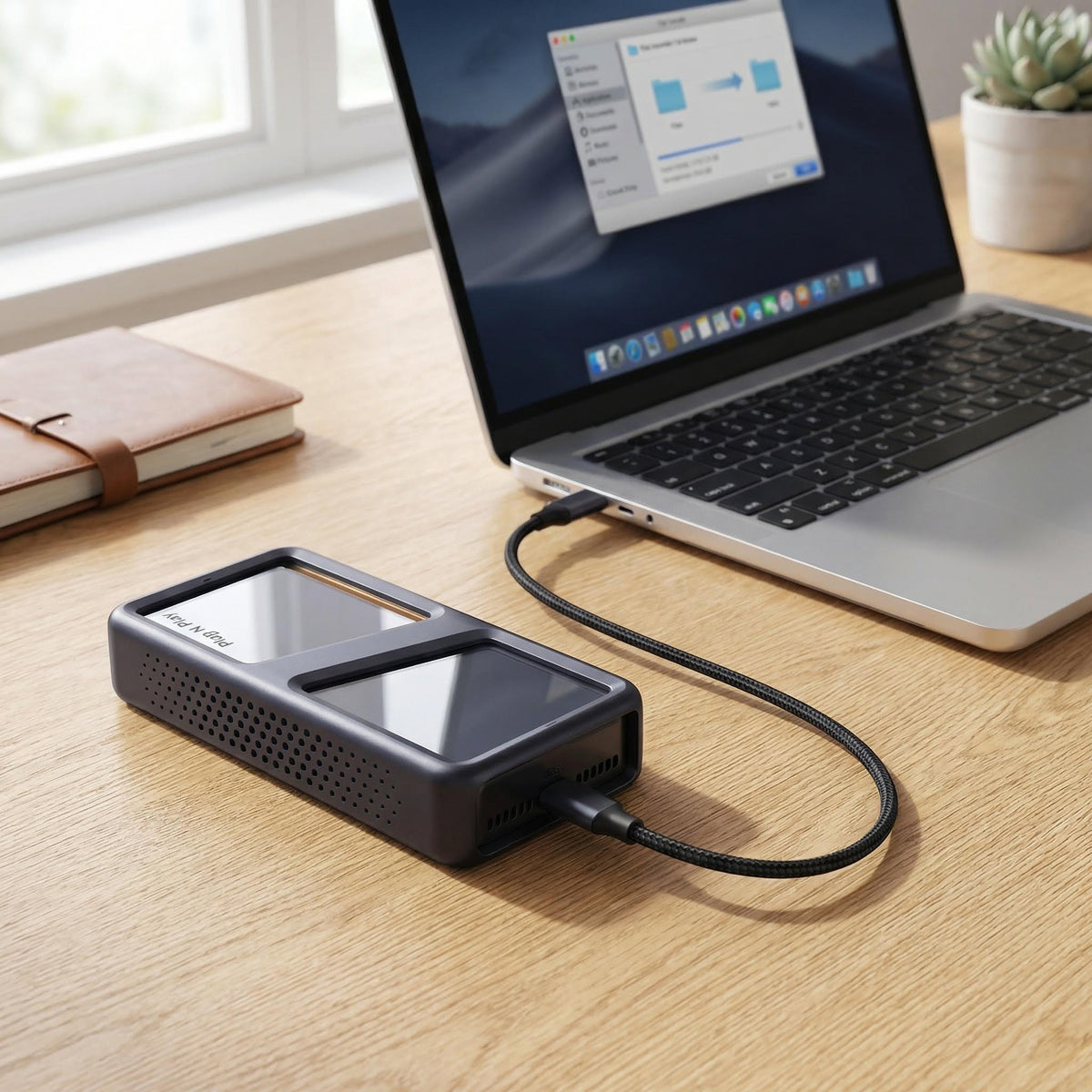 SSD Behuizing NVMe M.2 40gbps