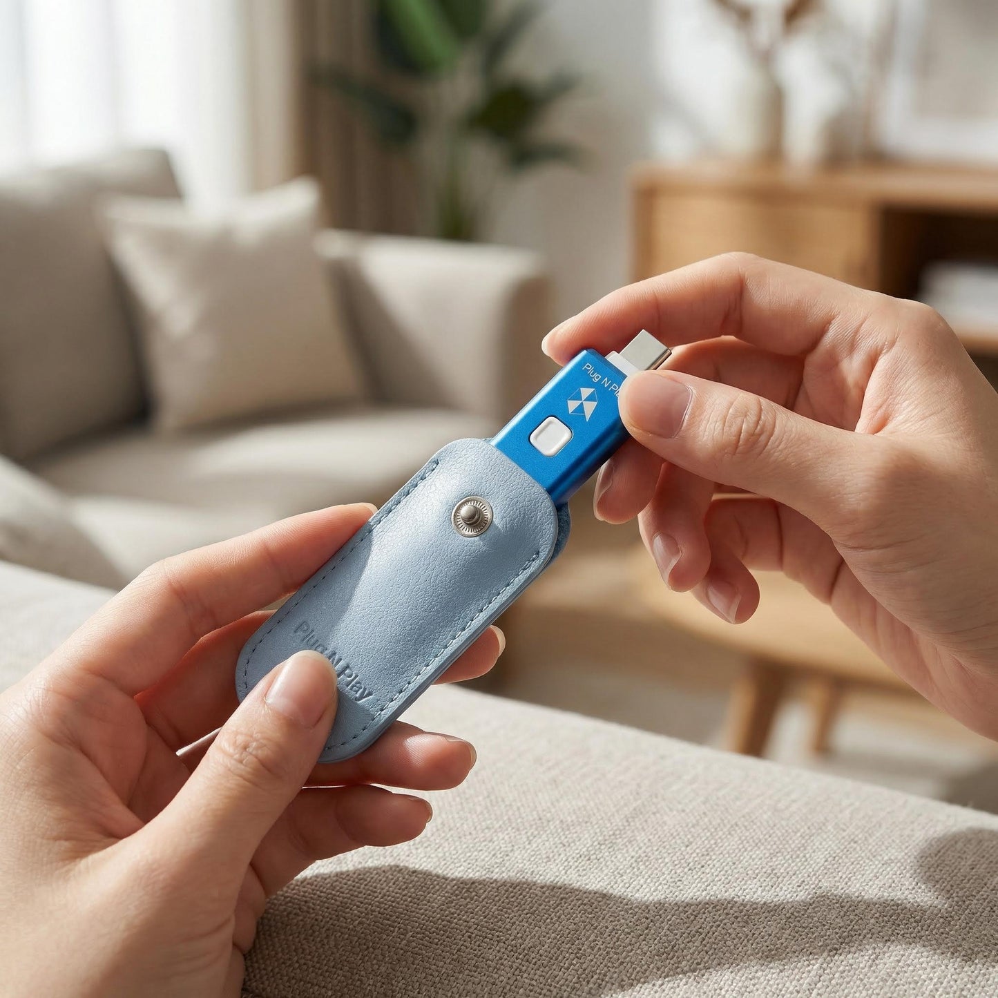 SnapCase™ – SnapStick veilig opgeborgen